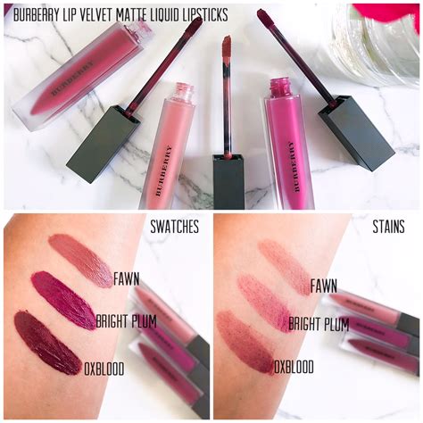 burberry velvet liquid lipstick